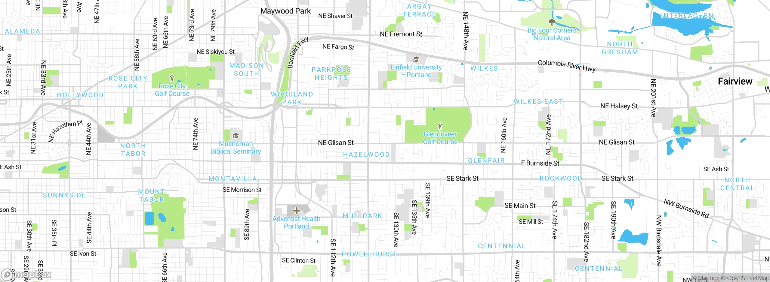 Map showing approximate location