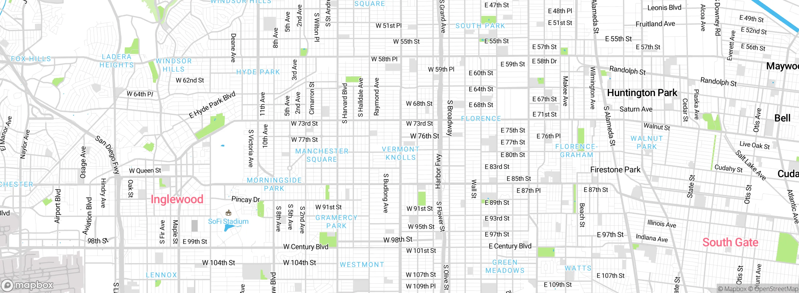 Map showing approximate location