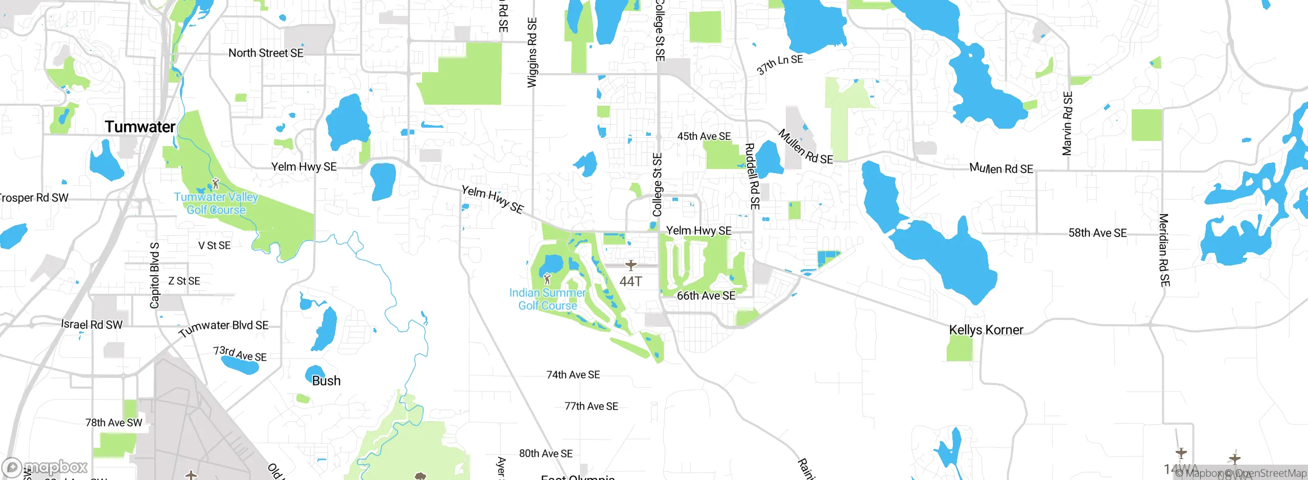 Map showing approximate location