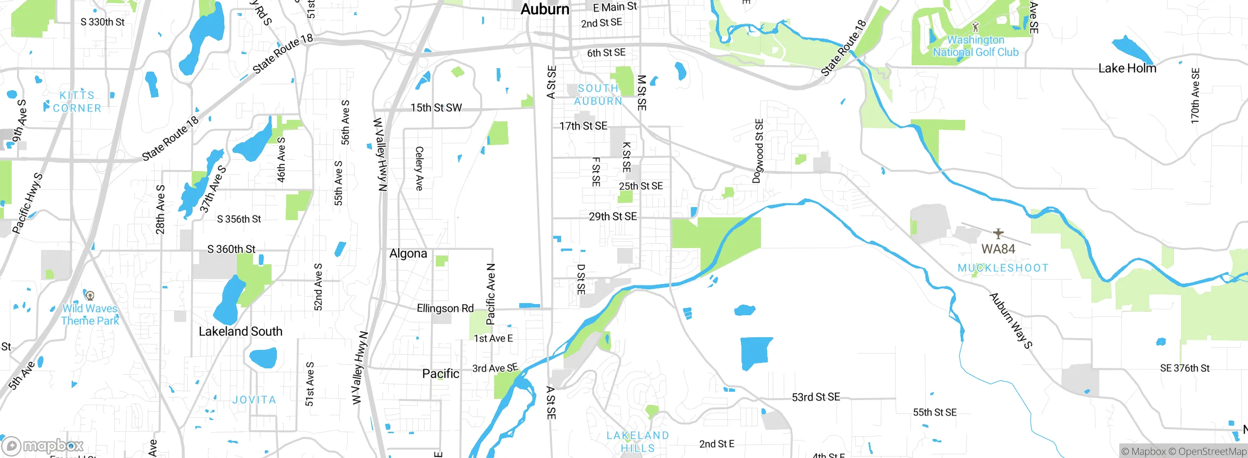 Map showing approximate location