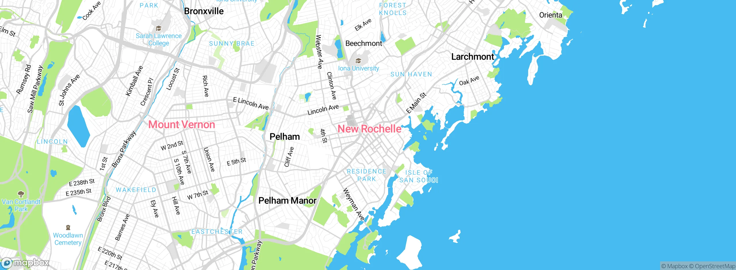 Map showing approximate location