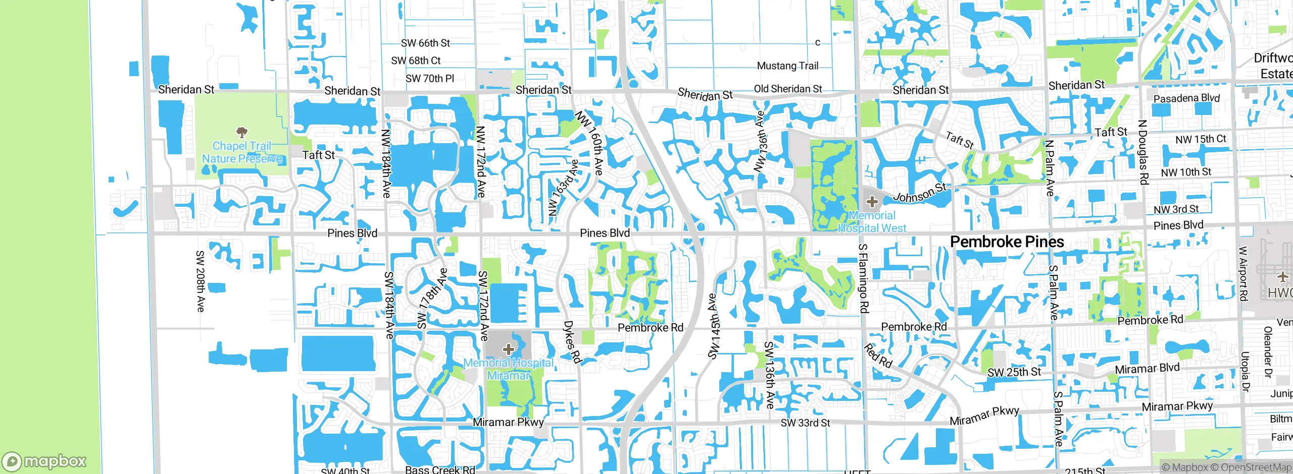 Map showing approximate location