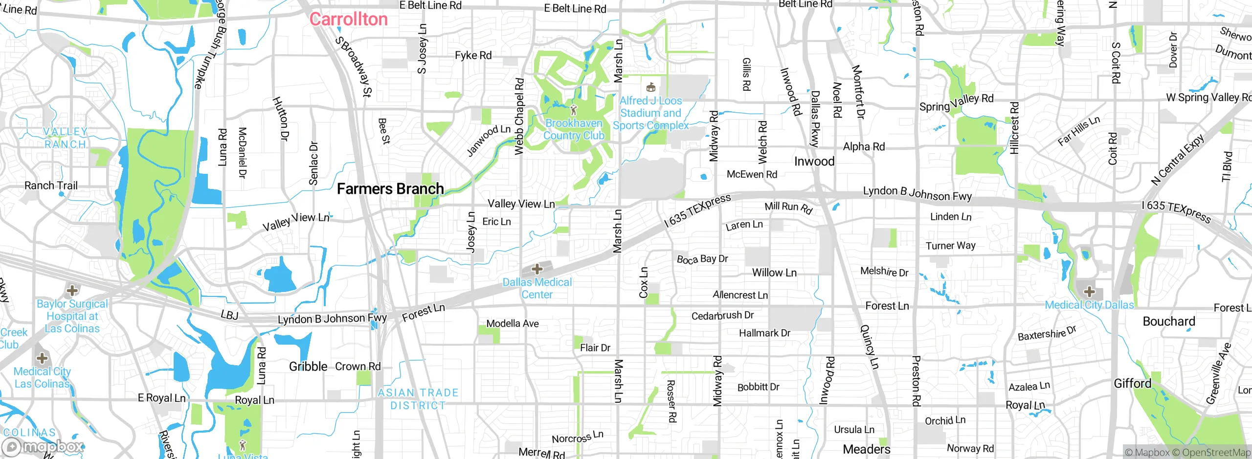 Map showing approximate location