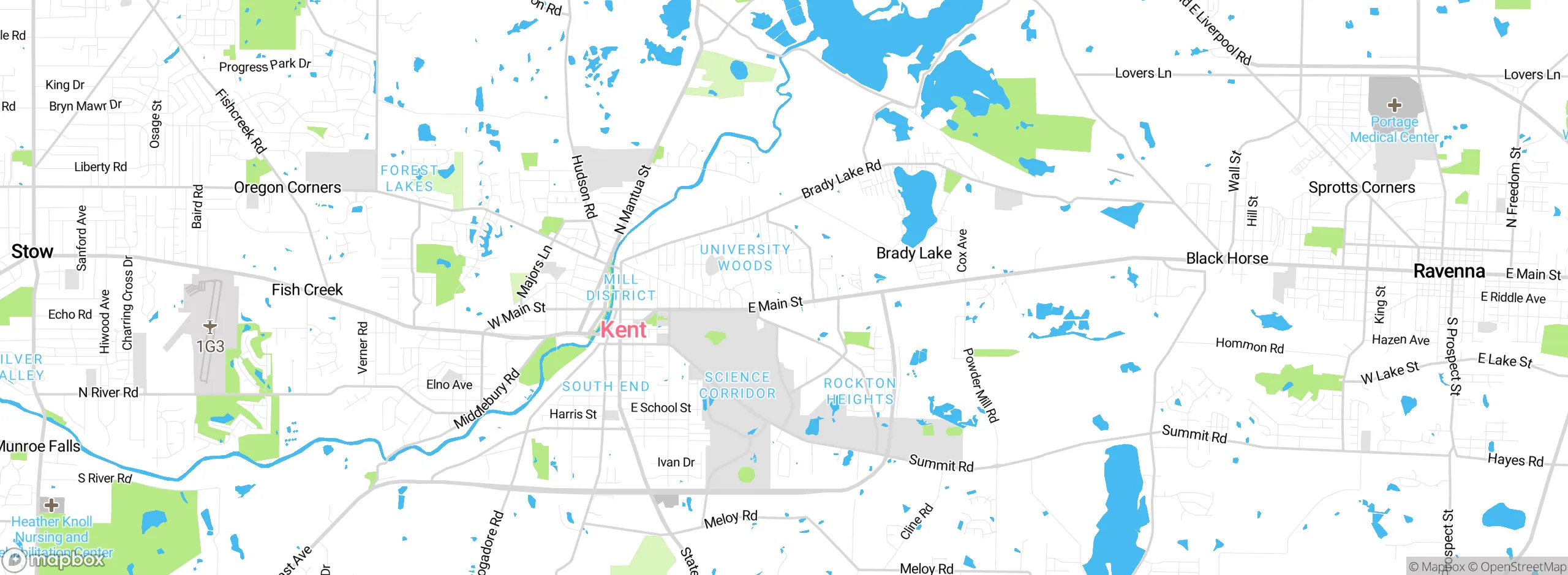 Map showing approximate location