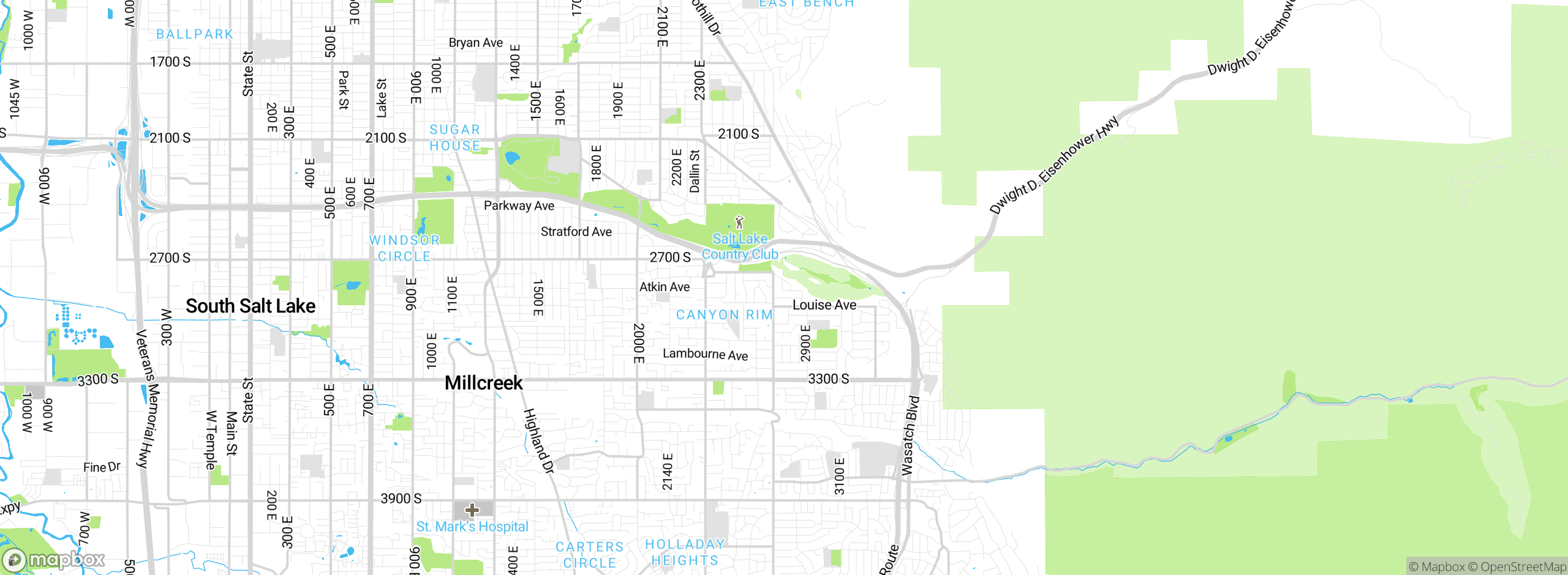 Map showing approximate location