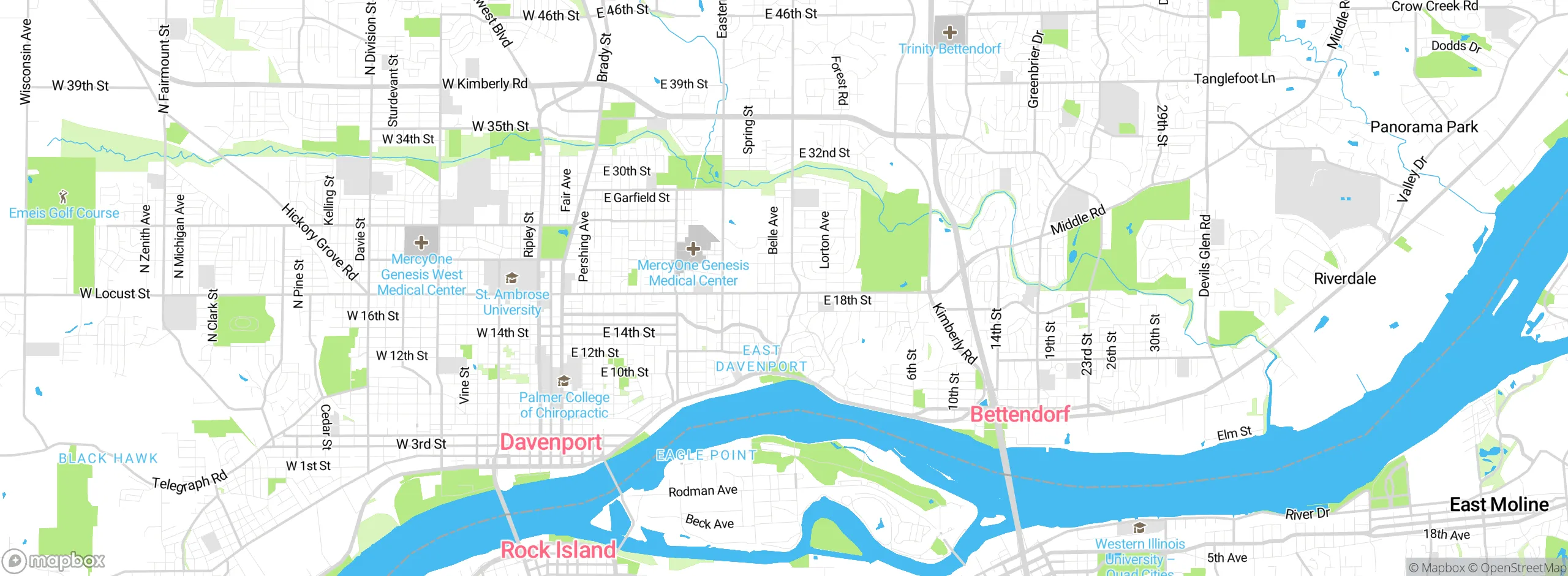 Map showing approximate location