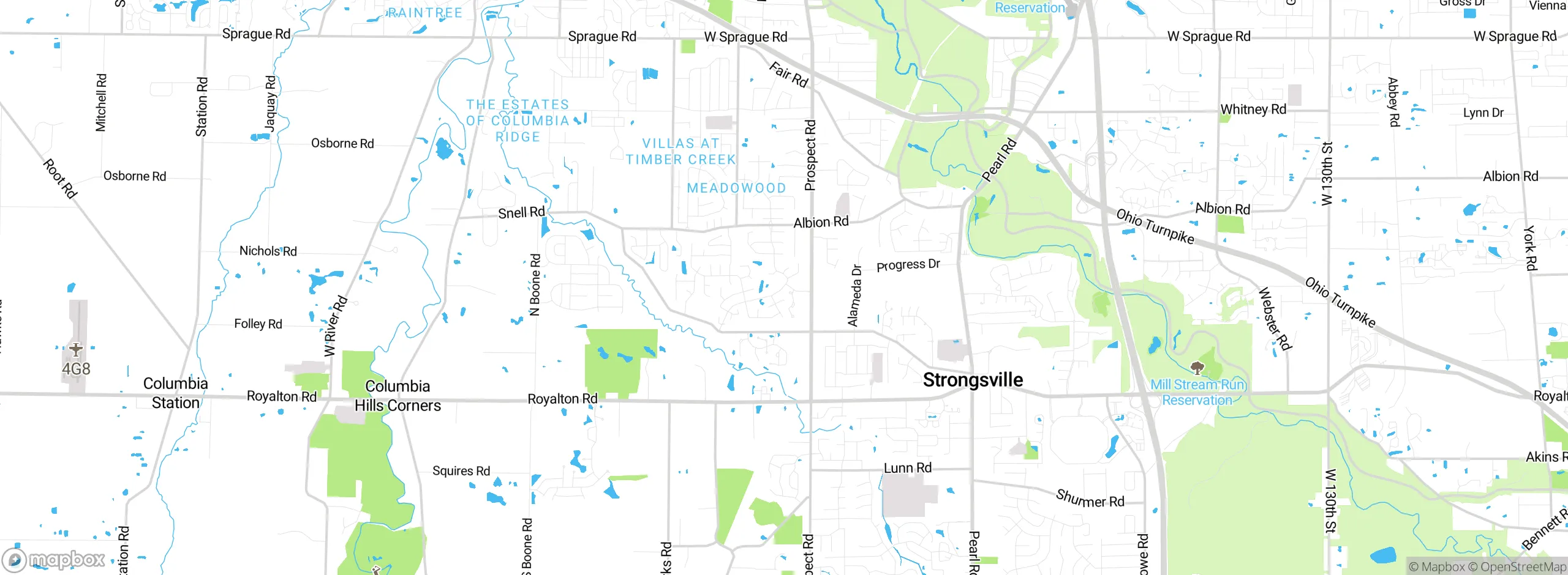 Map showing approximate location