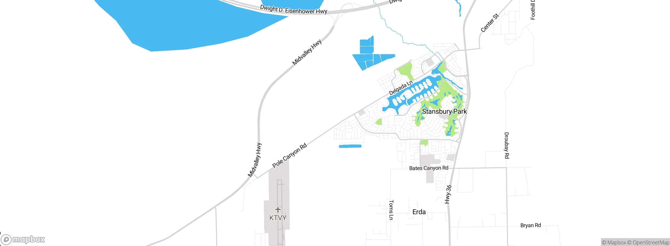 Map showing approximate location
