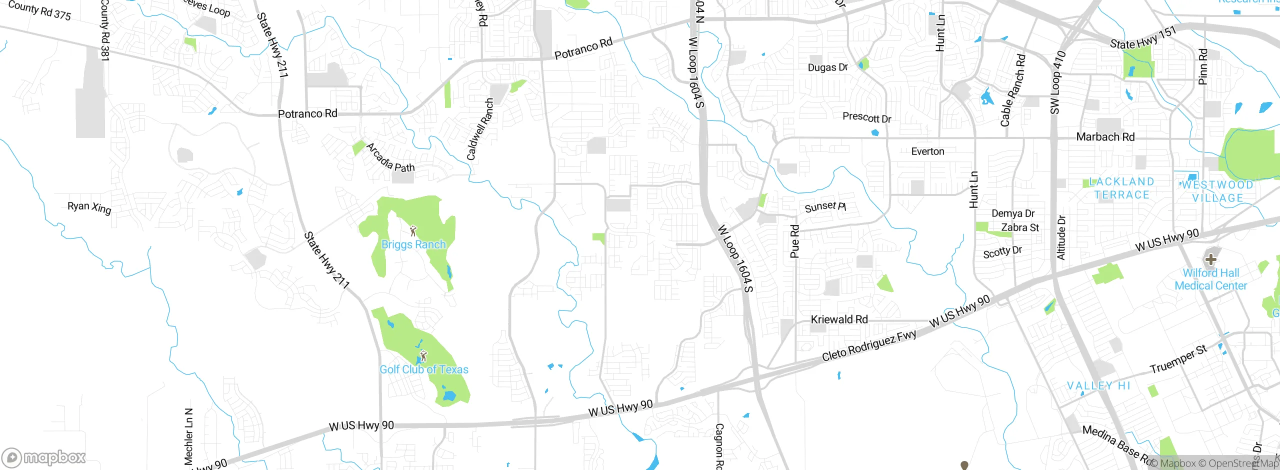 Map showing approximate location