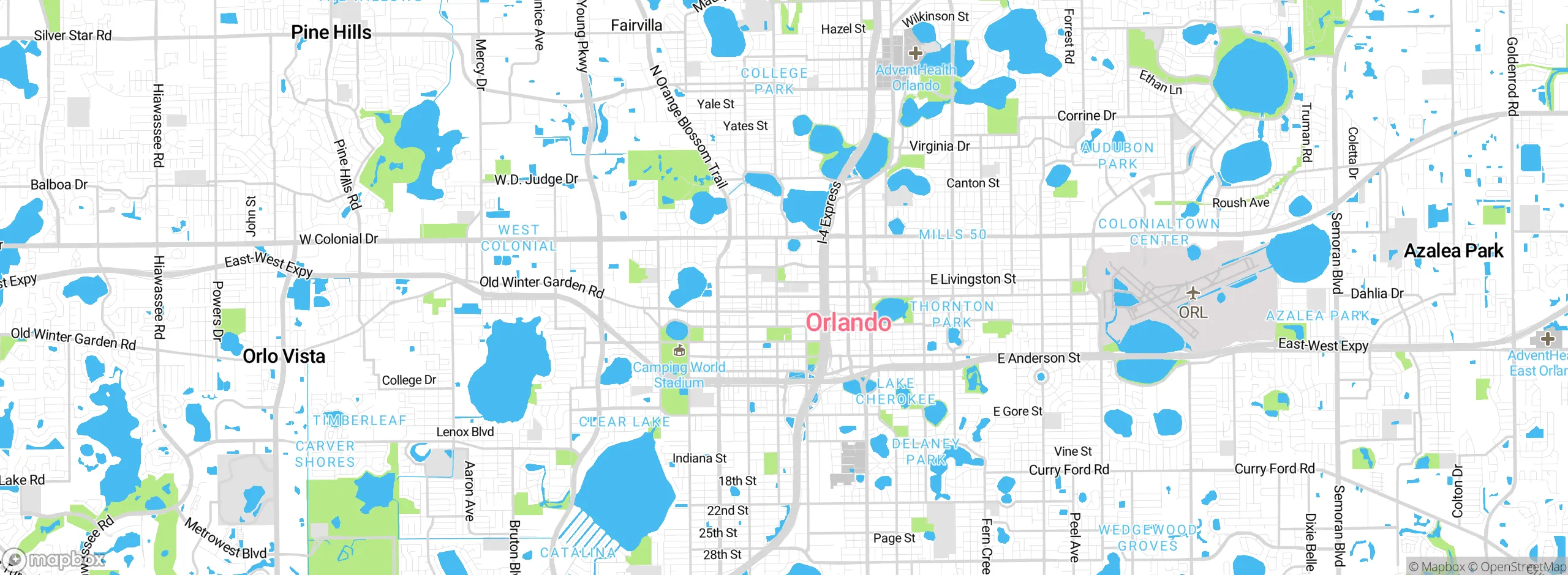 Map showing approximate location