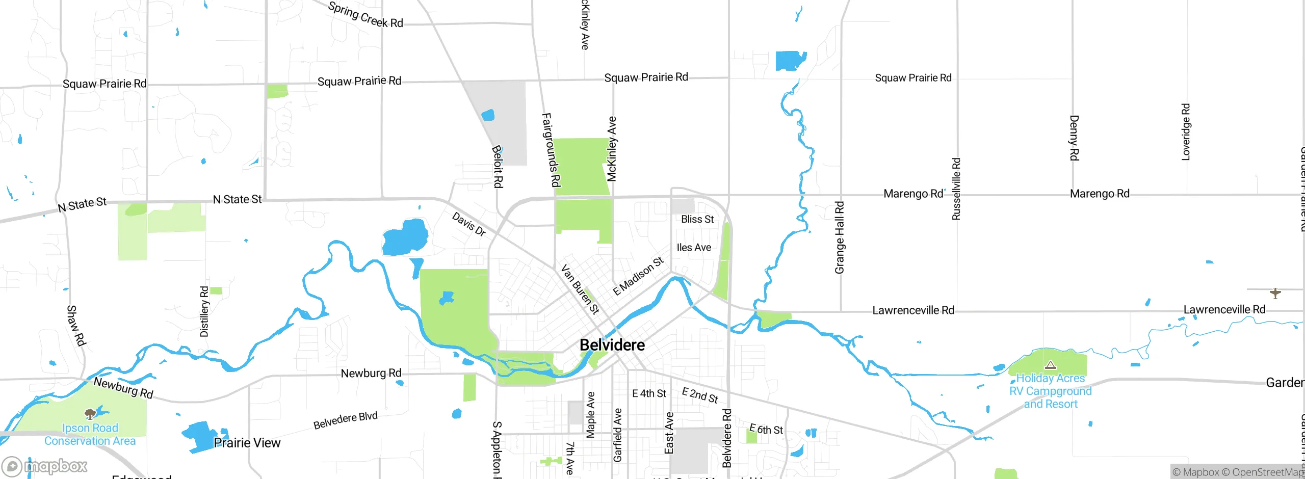 Map showing approximate location