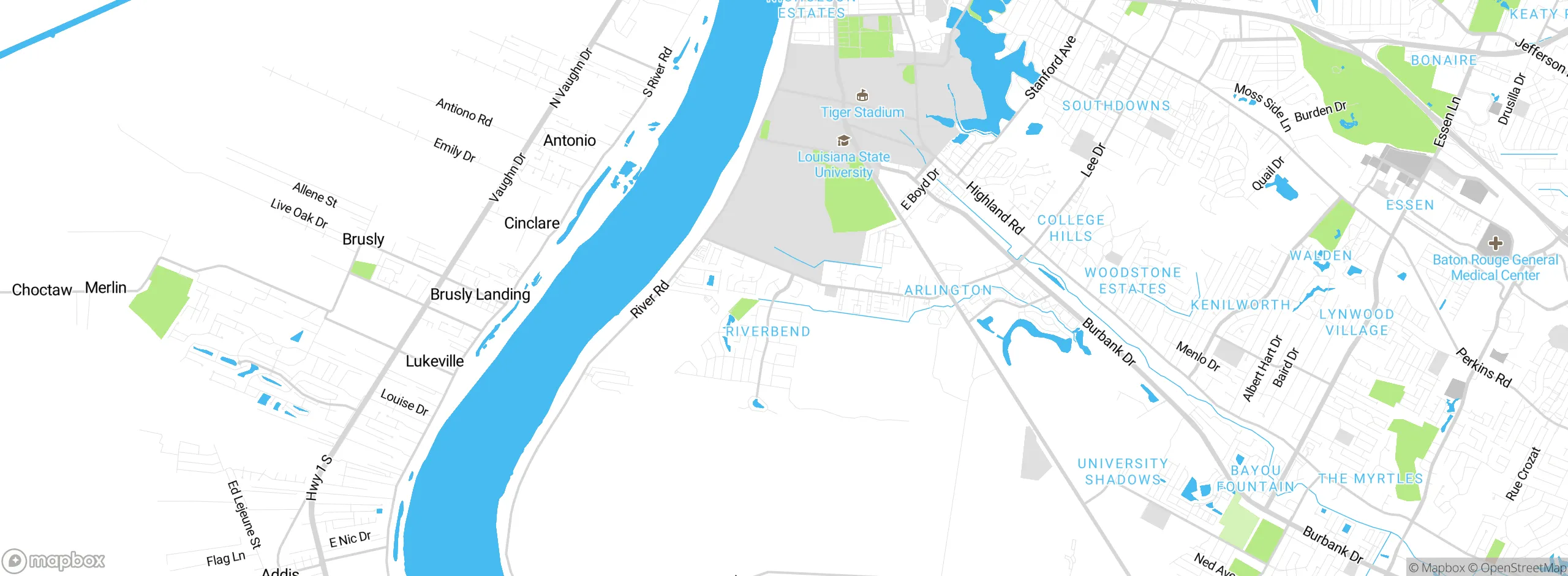 Map showing approximate location