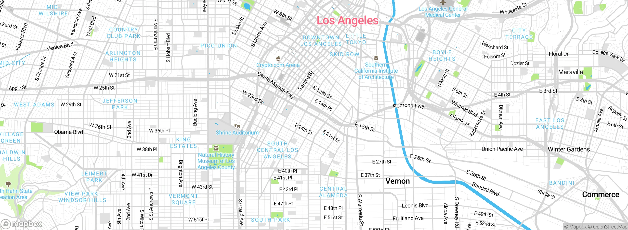 Map showing approximate location