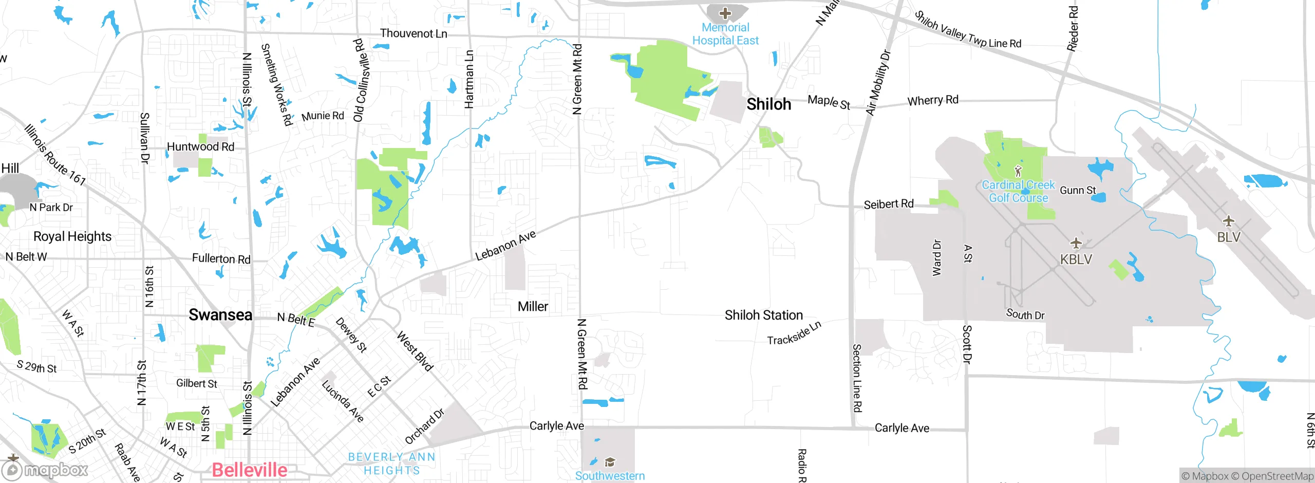 Map showing approximate location