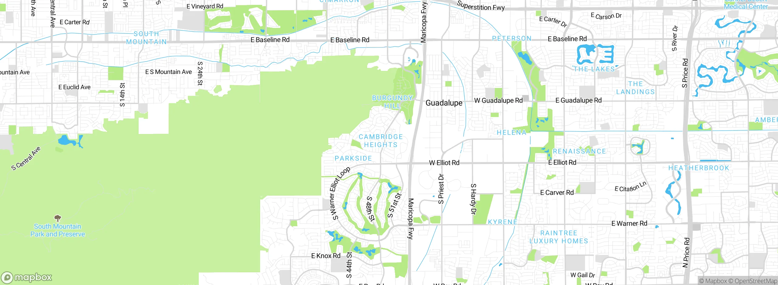 Map showing approximate location