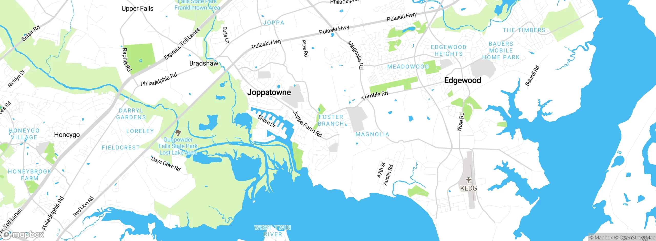 Map showing approximate location
