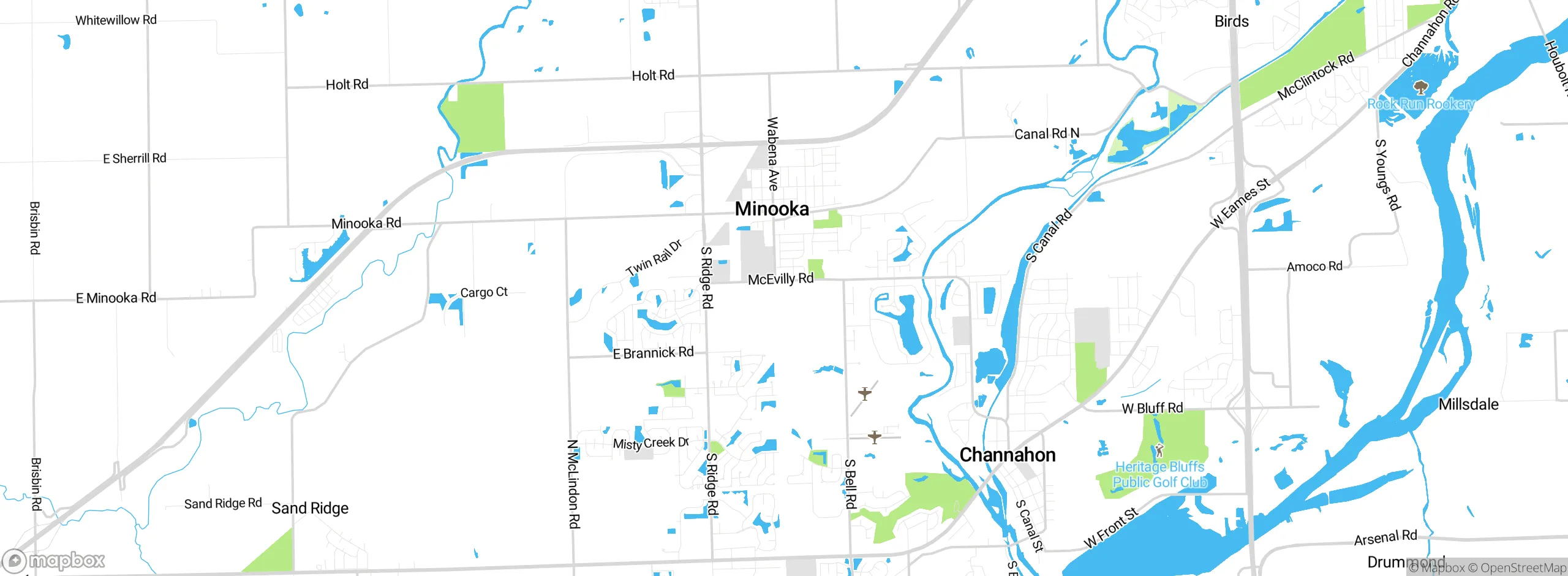 Map showing approximate location