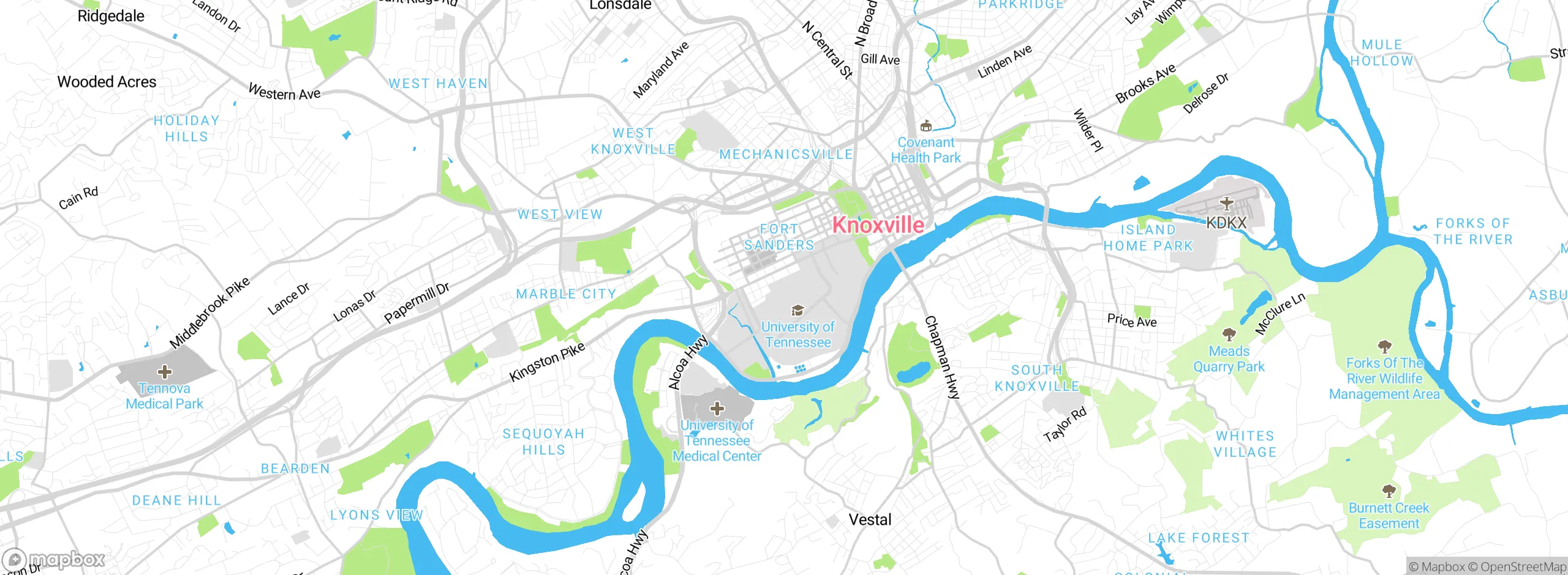 Map showing approximate location