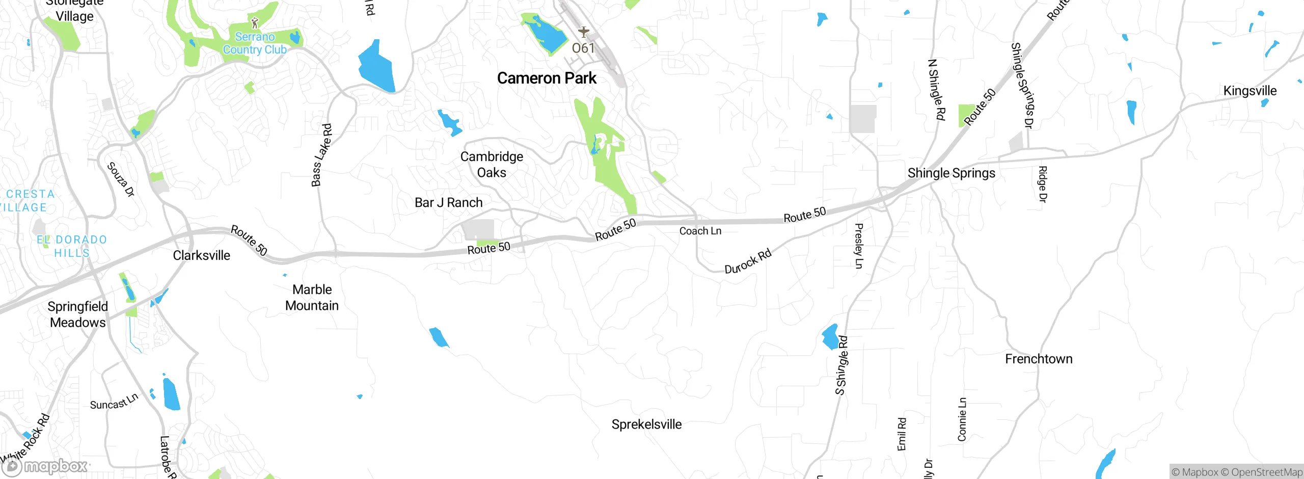 Map showing approximate location