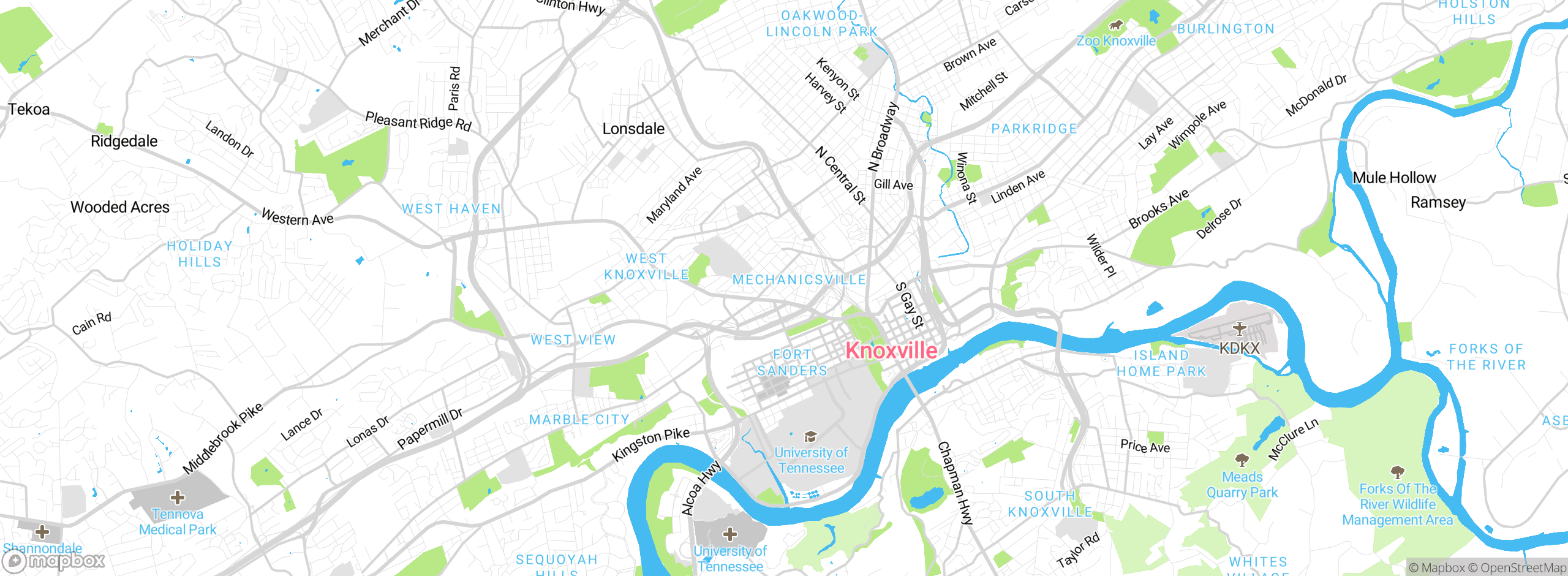 Map showing approximate location
