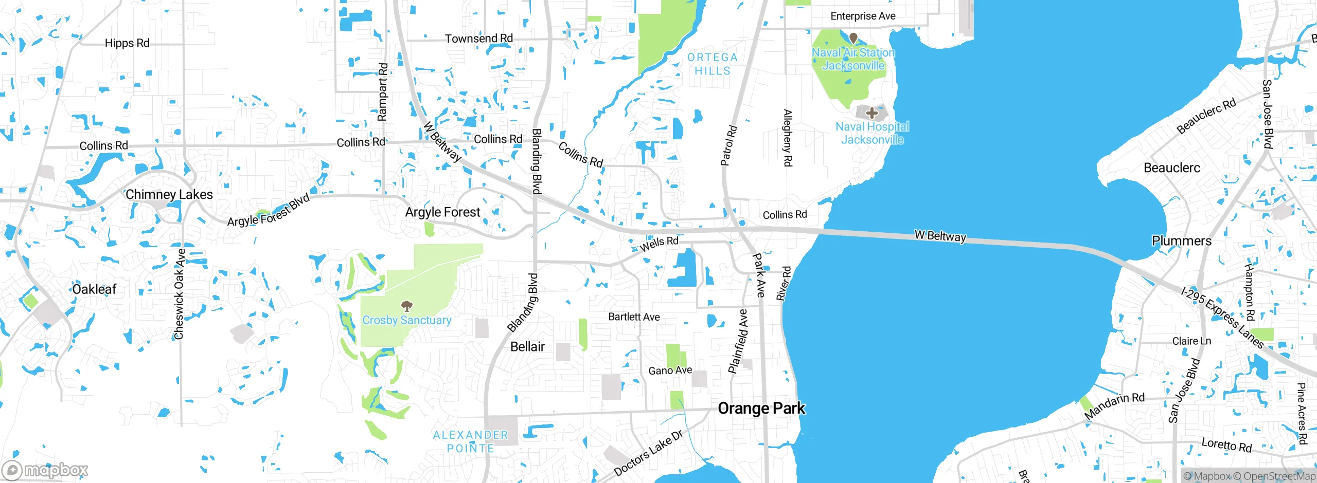 Map showing approximate location