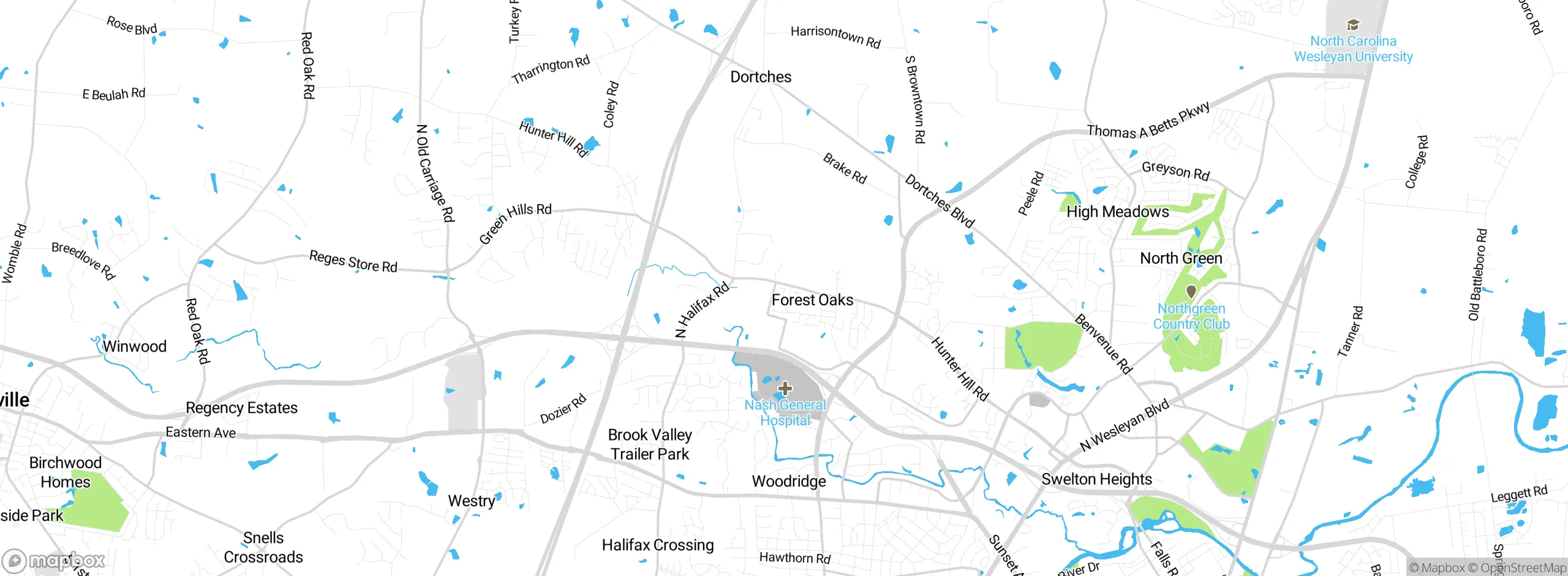 Map showing approximate location