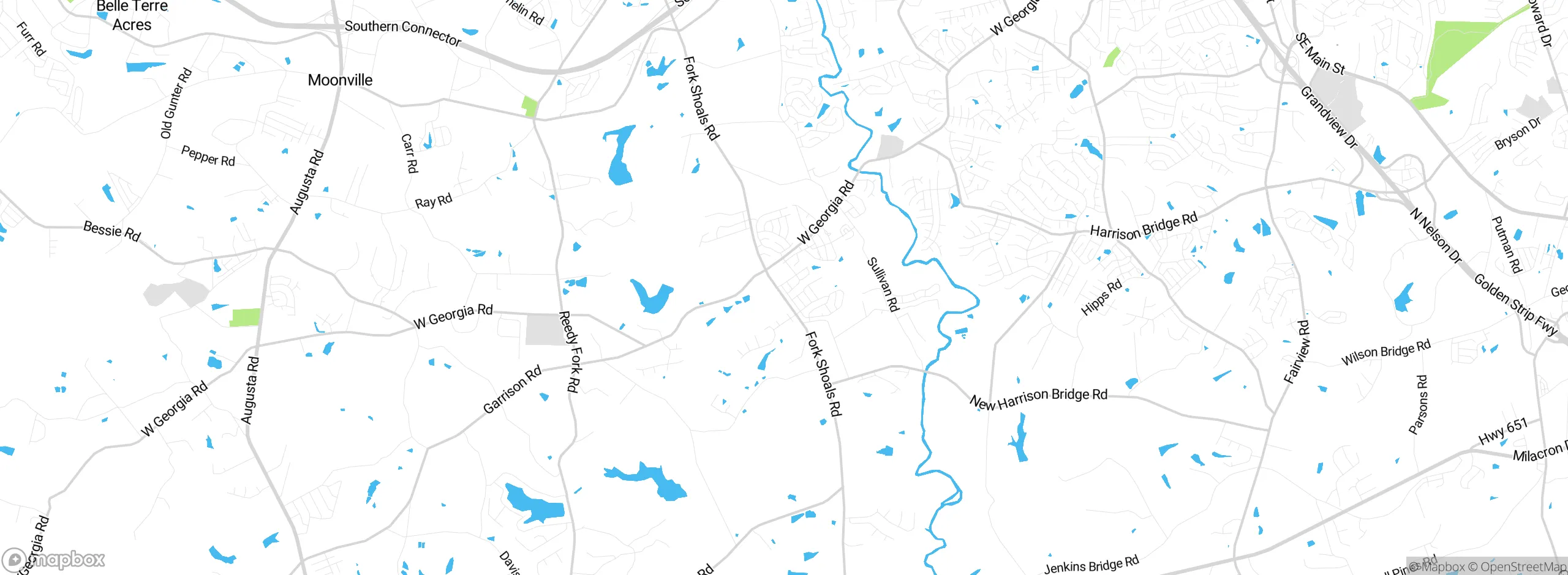 Map showing approximate location