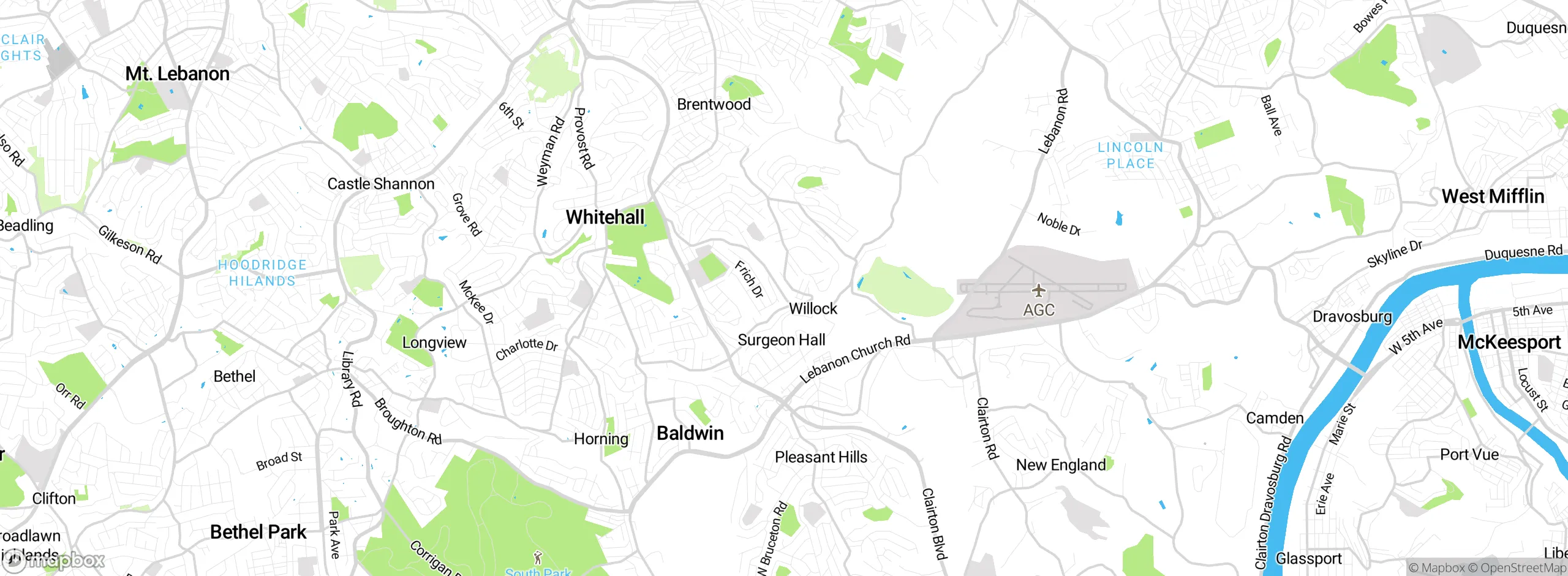 Map showing approximate location