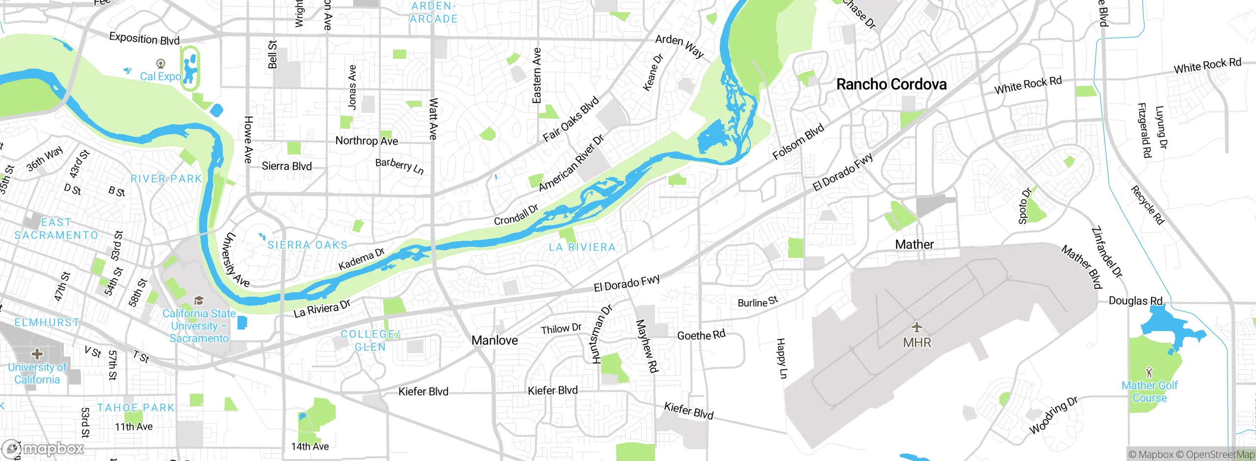 Map showing approximate location