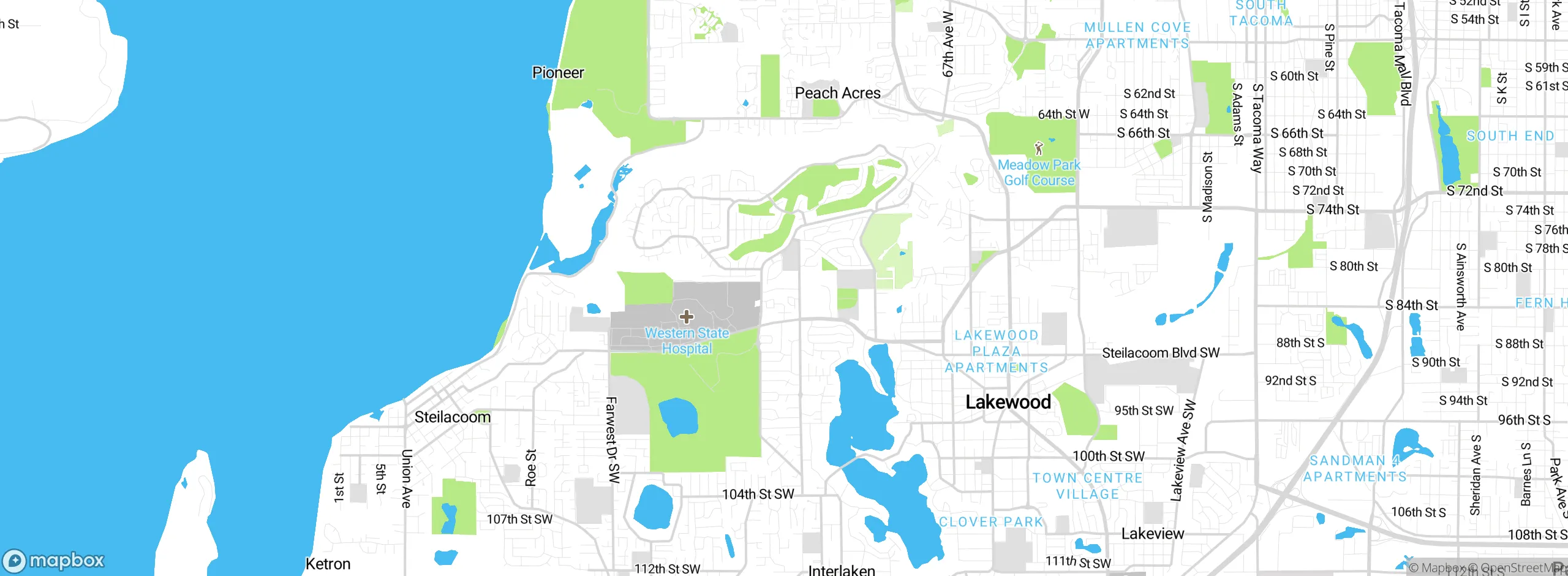 Map showing approximate location