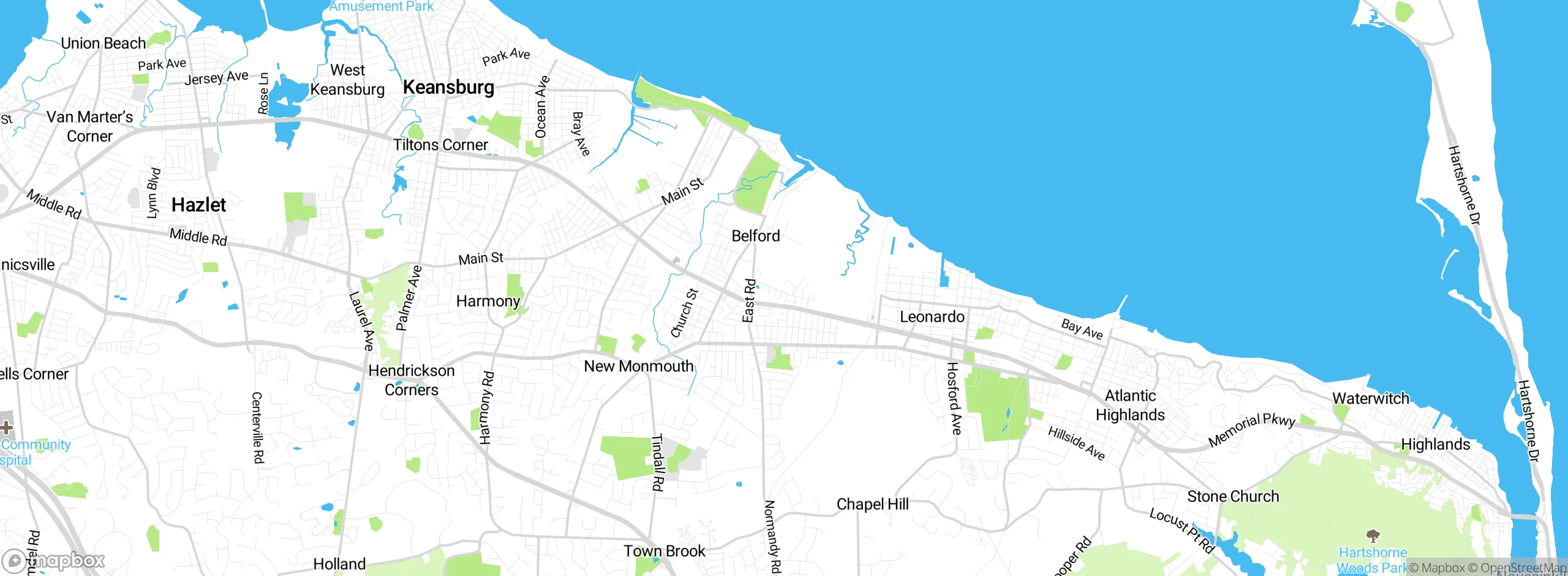 Map showing approximate location