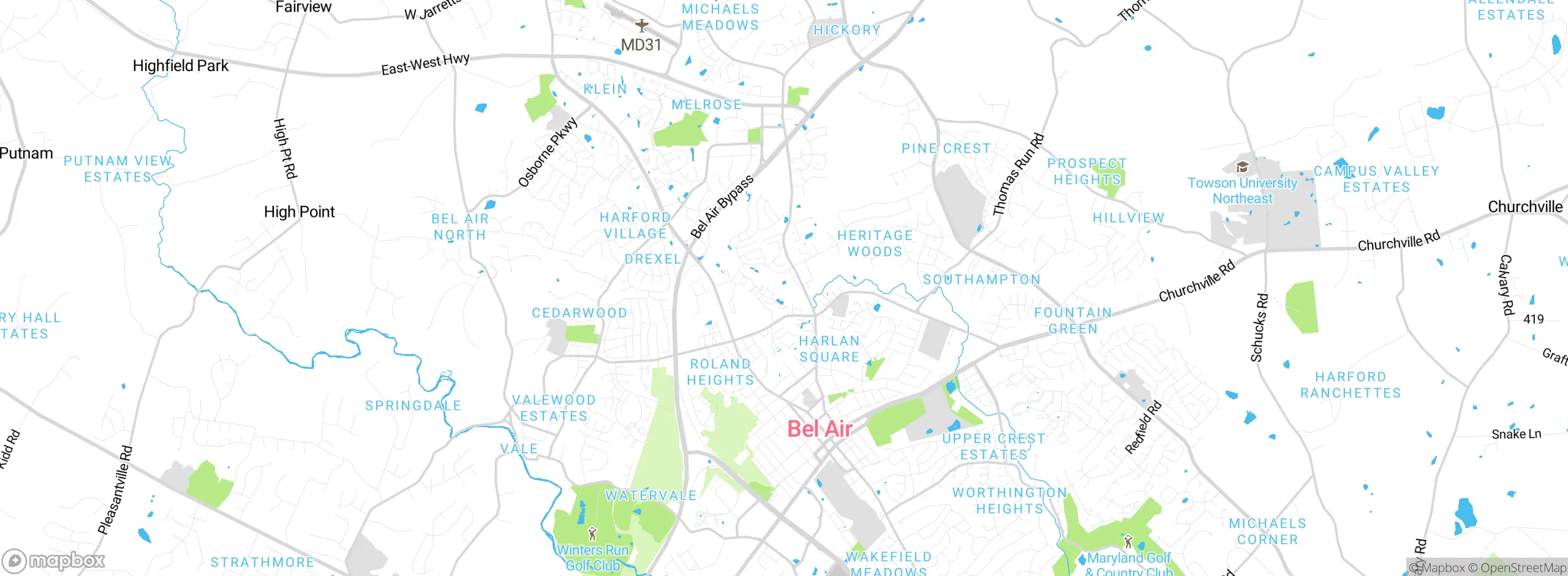 Map showing approximate location