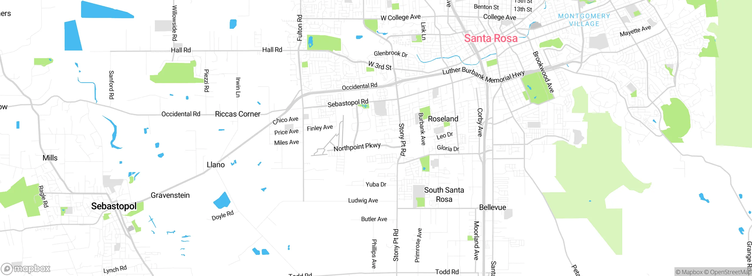 Map showing approximate location