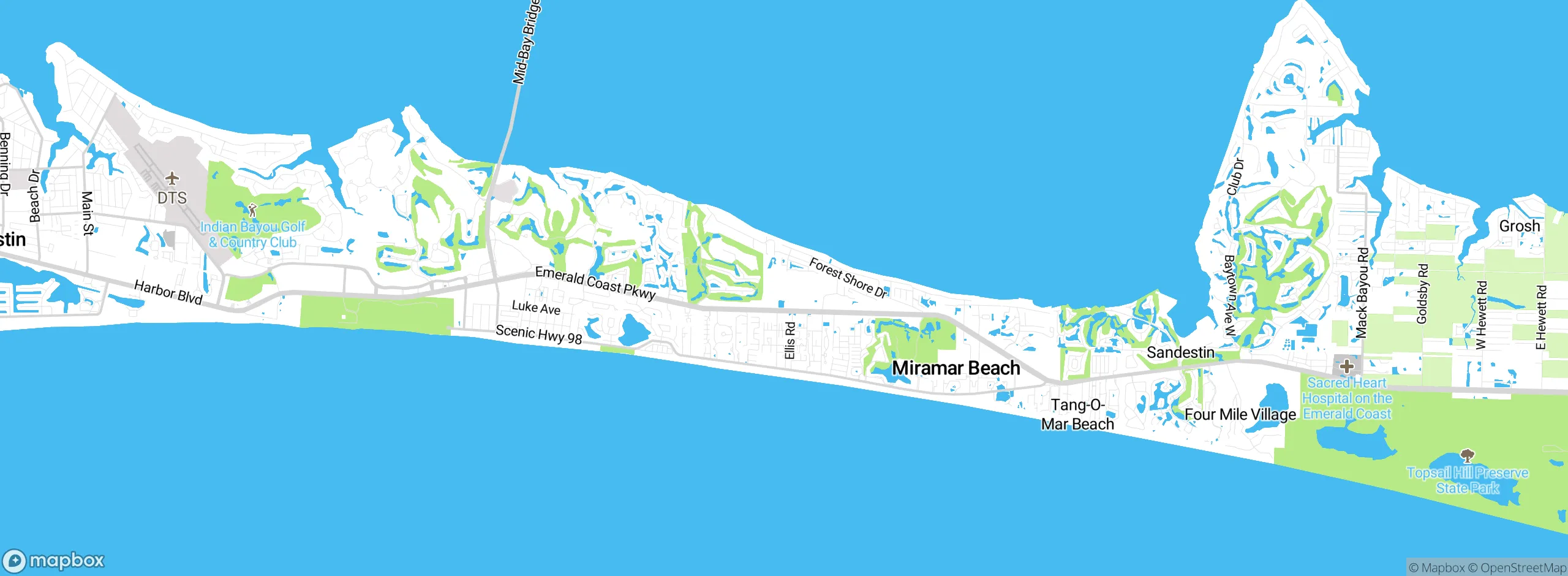 Map showing approximate location