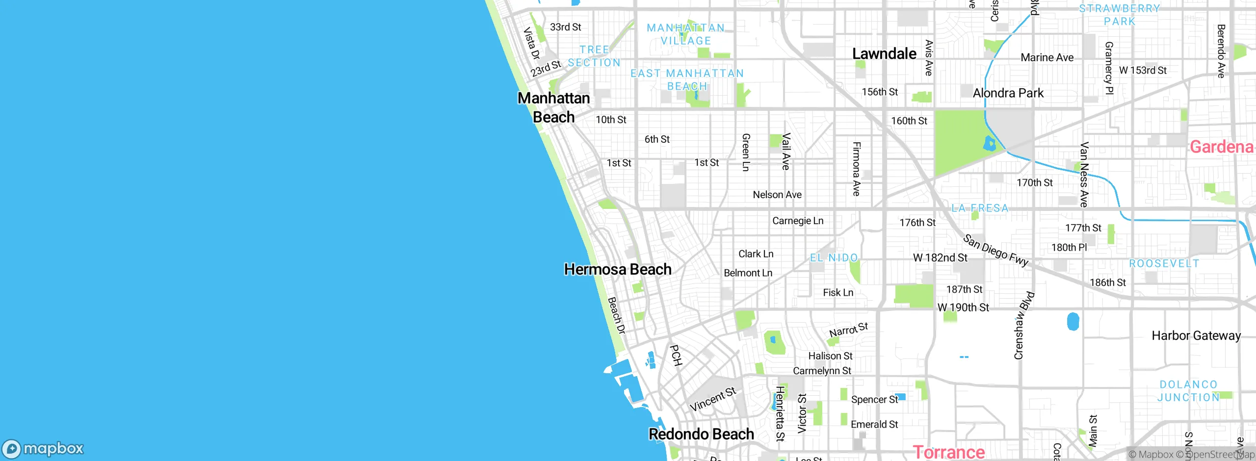 Map showing approximate location