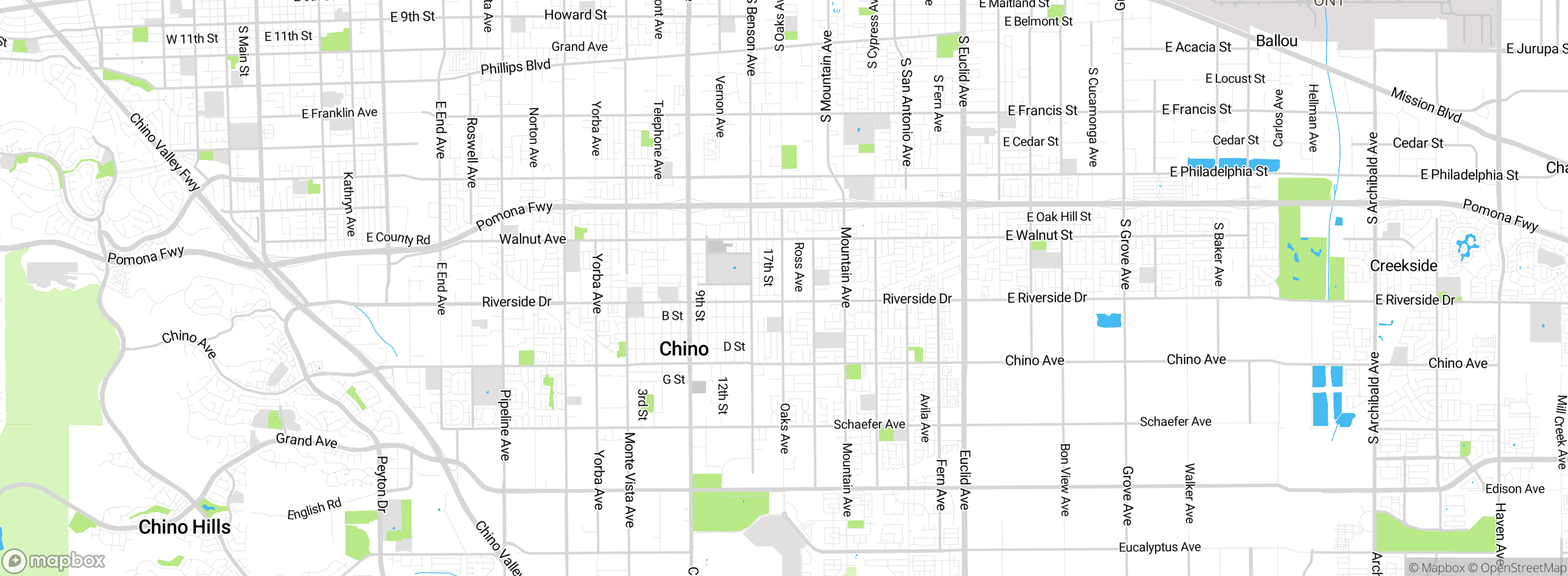 Map showing approximate location