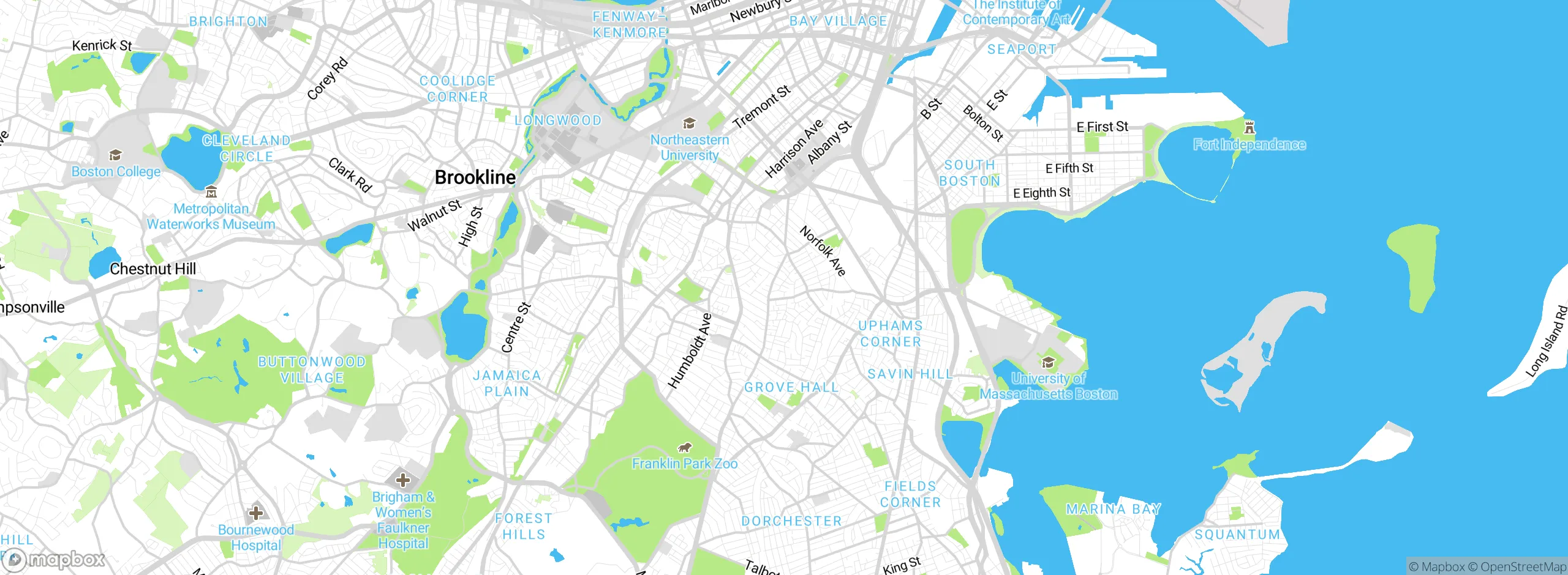Map showing approximate location