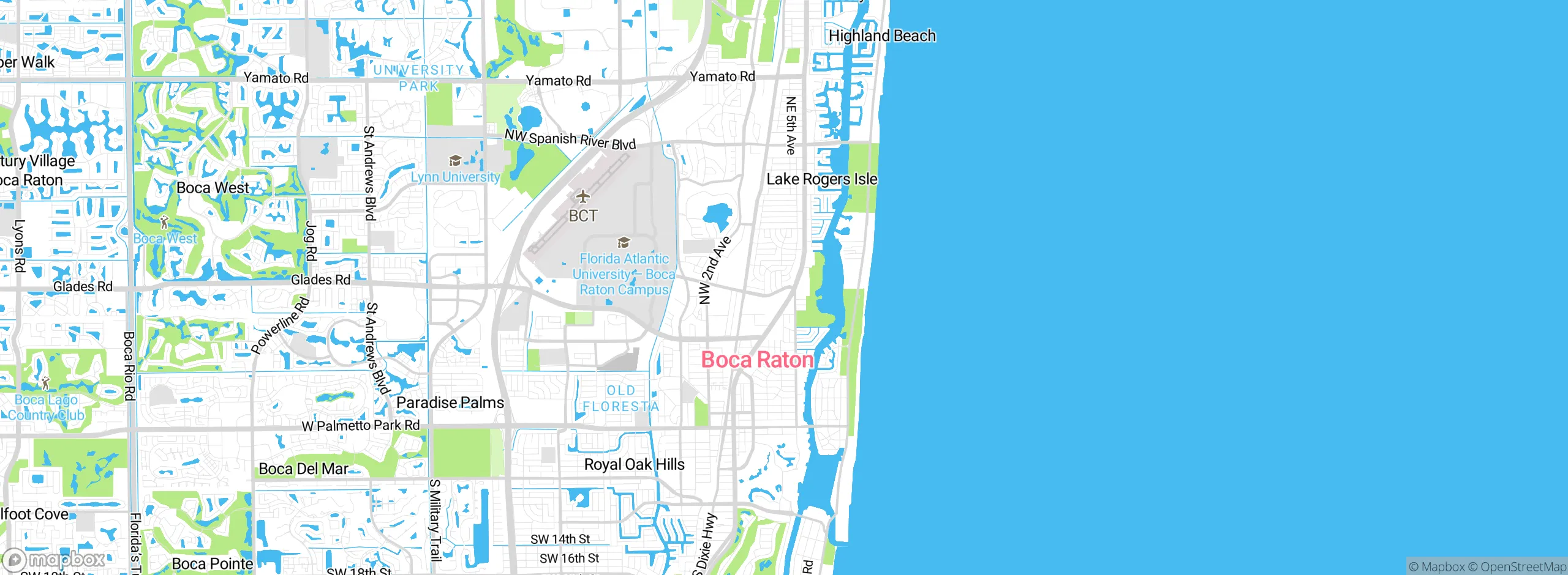 Map showing approximate location