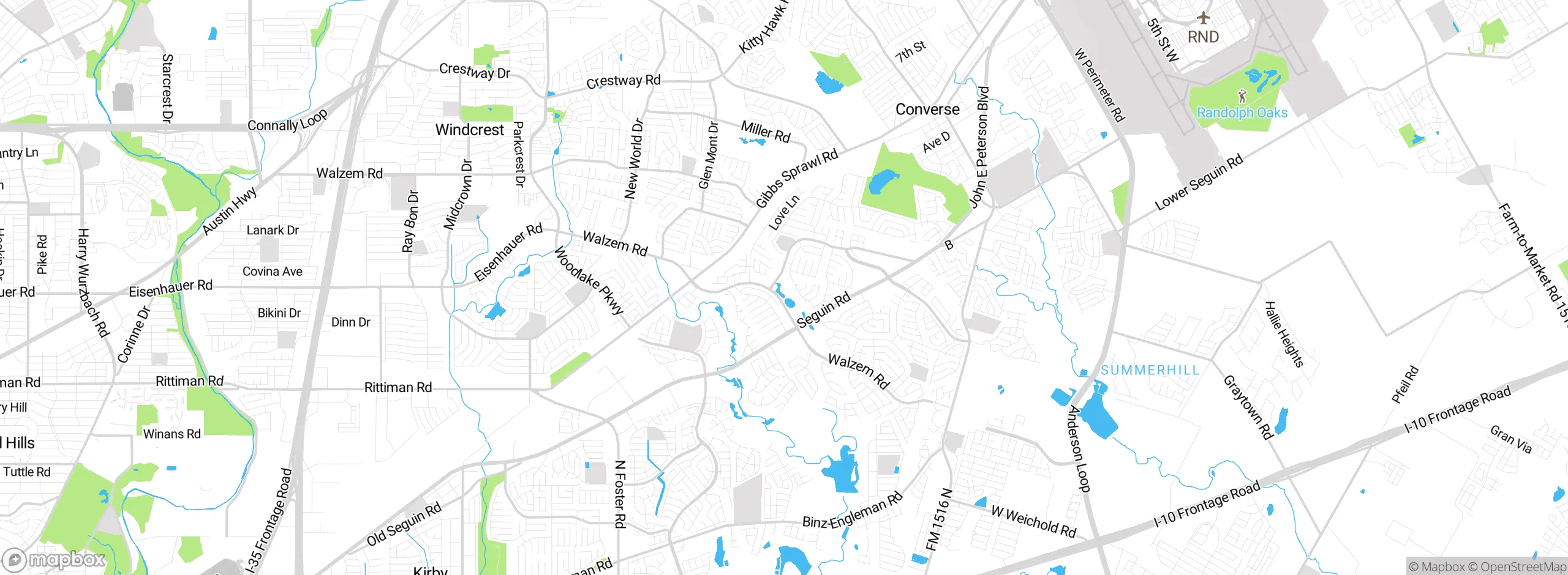 Map showing approximate location
