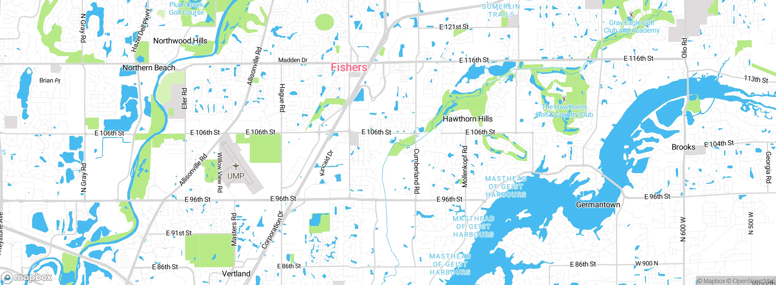 Map showing approximate location