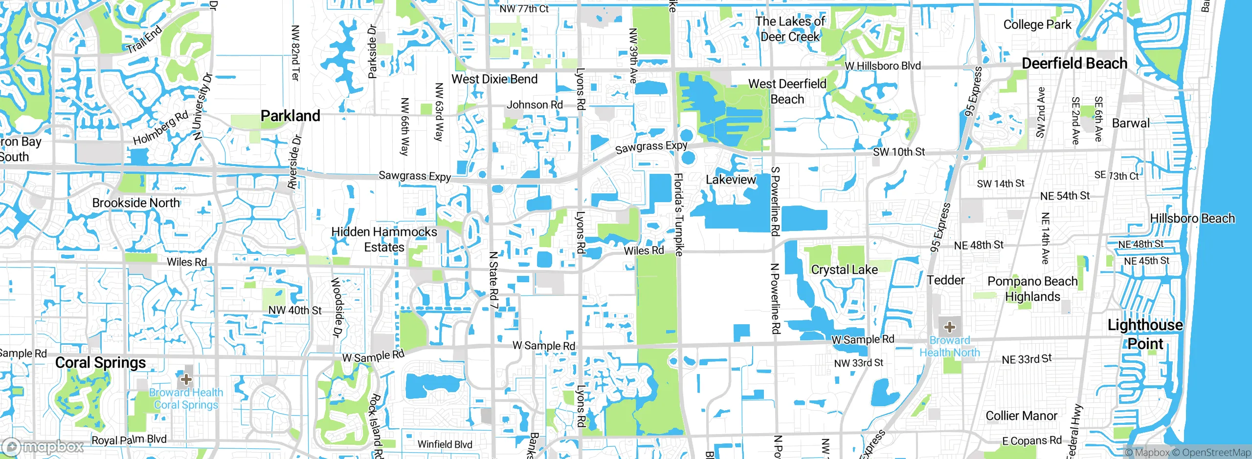 Map showing approximate location