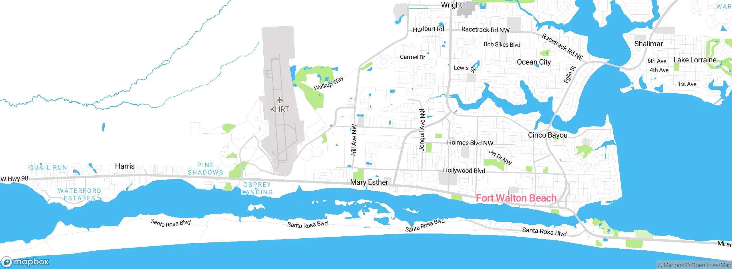 Map showing approximate location