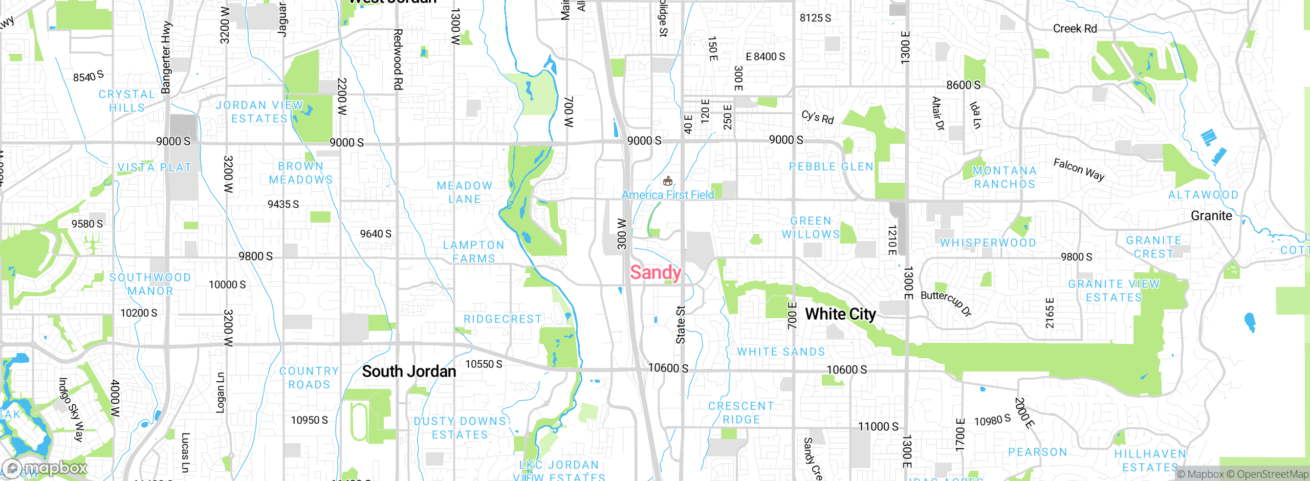 Map showing approximate location