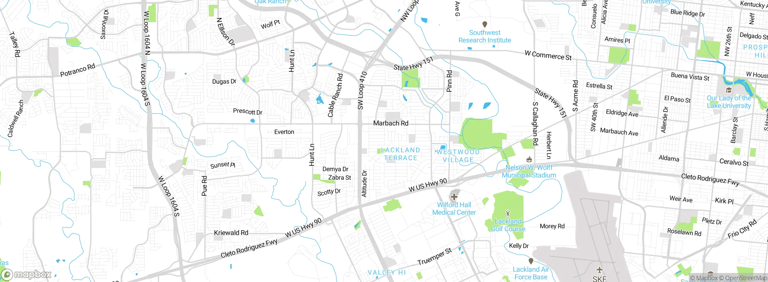 Map showing approximate location