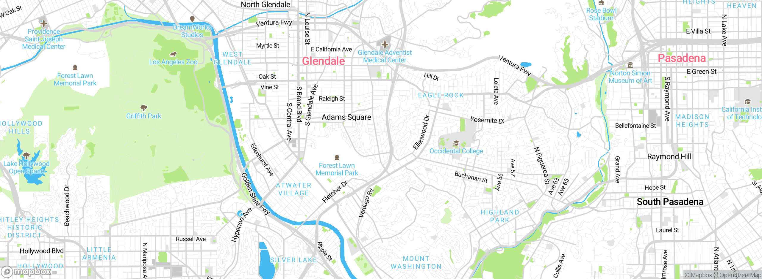 Map showing approximate location