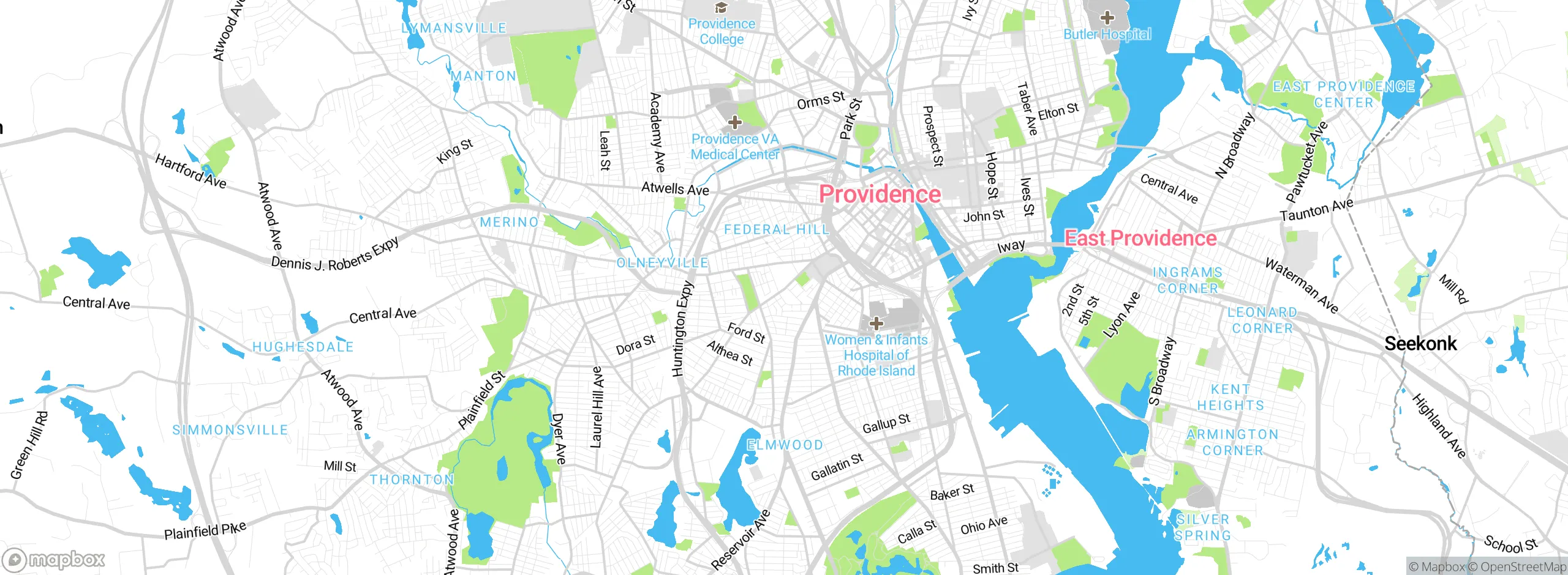 Map showing approximate location