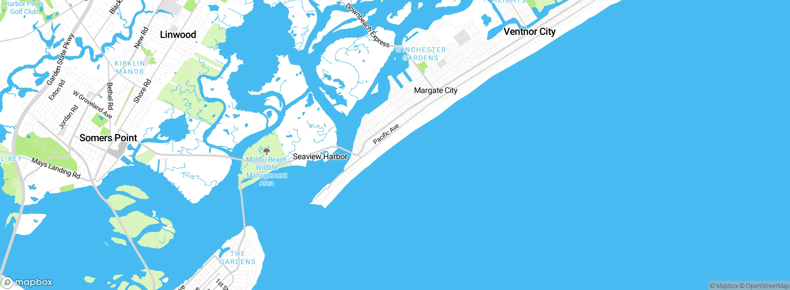 Map showing approximate location