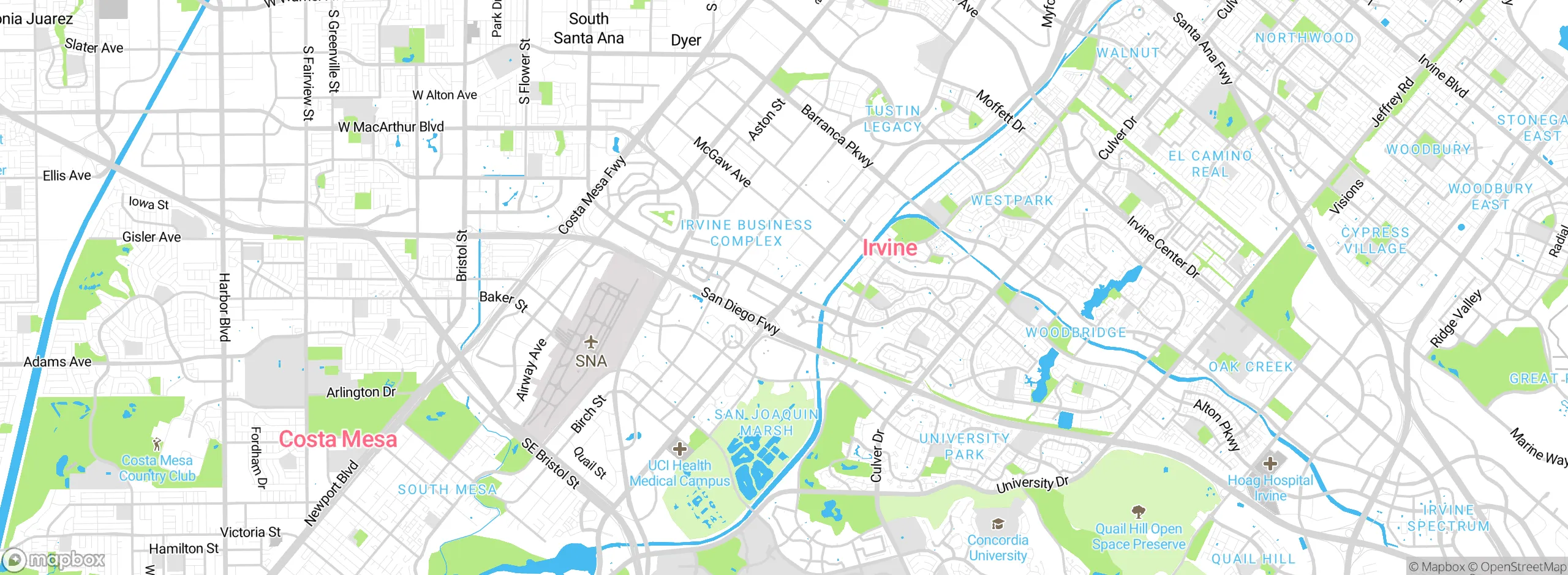 Map showing approximate location