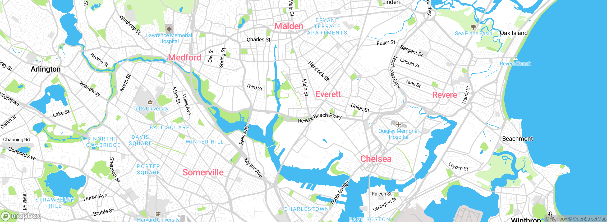Map showing approximate location
