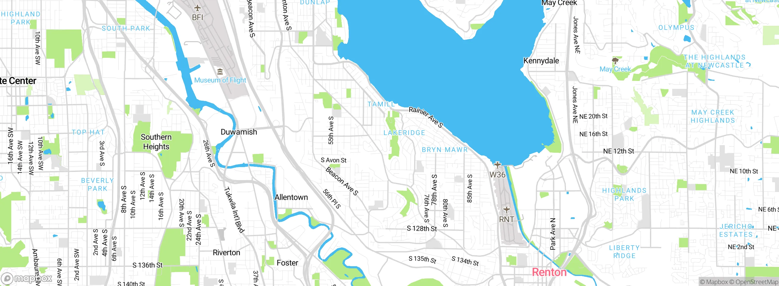 Map showing approximate location